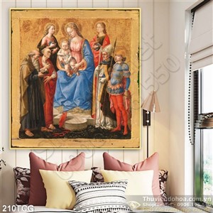 Tranh công giáo, Mẹ Maria và Chúa