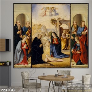 Tranh công giáo, thiên chúa giáng sinh