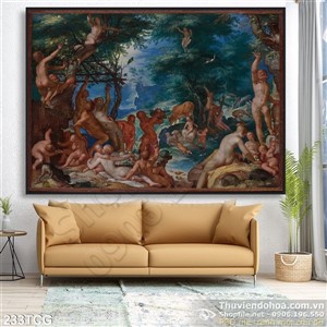 Tranh công giáo, thiên chúa