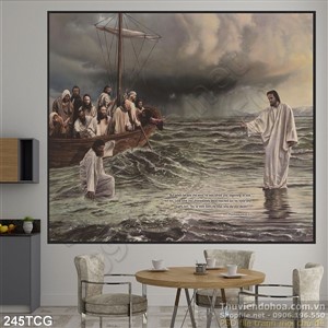 Tranh công giáo, Chúa và các Tông đồ trên biển