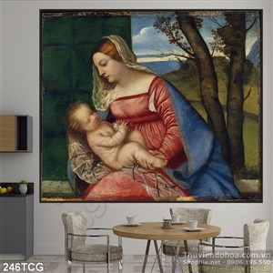 Tranh công giáo, Mẹ Maria và Chúa