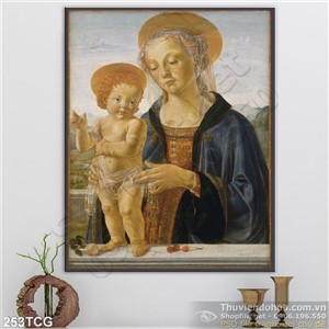 Tranh công giáo Mẹ Maria và Chúa Hài Đồng
