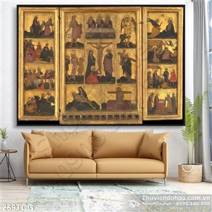 Tranh công giáo, thiên chúa