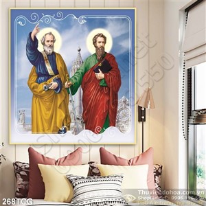 Tranh công giáo, Thánh Phê rô và Phao lô