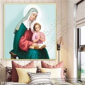 Tranh công giáo, Mẹ Maria và Chúa