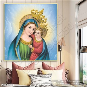 Tranh công giáo, Mẹ Maria và Chúa