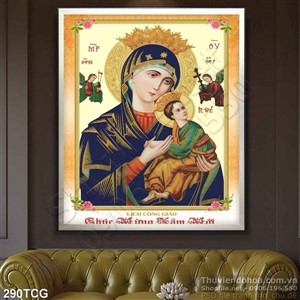 Tranh công giáo, Mẹ Maria và Chúa