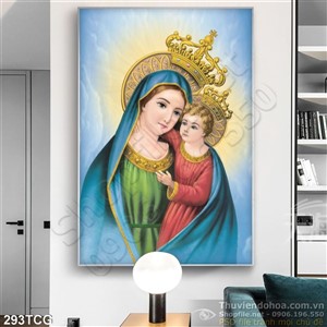 Tranh công giáo, Mẹ Maria và Chúa