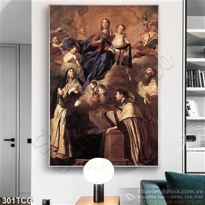 Tranh công giáo, thiên chúa