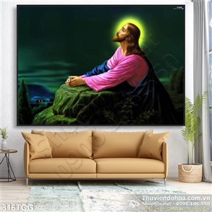 Tranh công giáo, Chúa Giê-su cầu nguyện