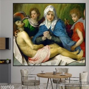 Tranh công giáo, Chúa chịu chết