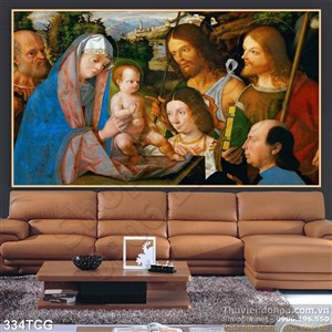 Tranh công giáo, thiên chúa