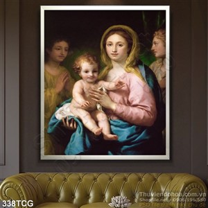 Tranh công giáo, Đức Maria và Chúa