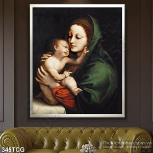 Tranh công giáo, Mẹ Maria và Chúa Giê-su