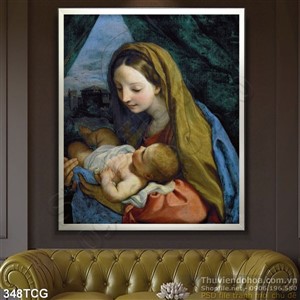 Tranh công giáo, Mẹ Maria và Chúa