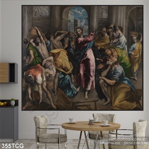 Tranh công giáo, thiên chúa trên thập giá