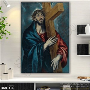 Tranh công giáo, Cháu vát Thánh giá