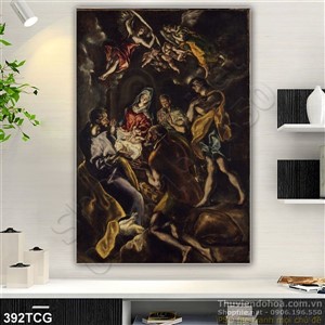 Tranh công giáo, Chúa vát Thánh Giá