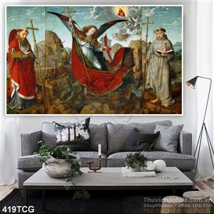 Tranh công giáo, thiên chúa