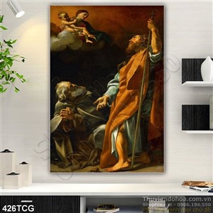 Tranh công giáo, thiên chúa