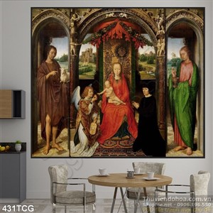 Tranh công giáo, thiên chúa