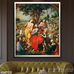 Tranh công giáo, Cháu rao giảng Tin mừng