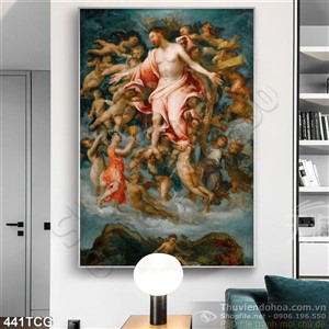 Tranh công giáo, thiên chúa lên trời