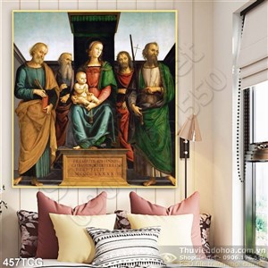 Tranh công giáo, thiên chúa