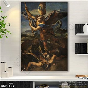 Tranh công giáo, thiên thần