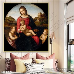 Tranh công giáo, thiên chúa