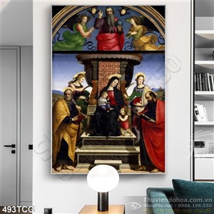 Tranh công giáo, Mẹ Maria và Chúa