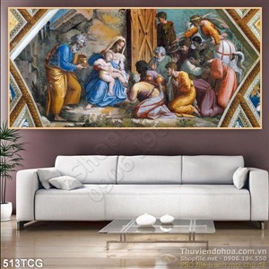 Tranh công giáo, Chúa mới sinh ra đời