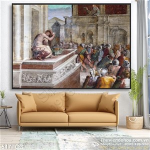 Tranh công giáo, thiên chúa treo tường