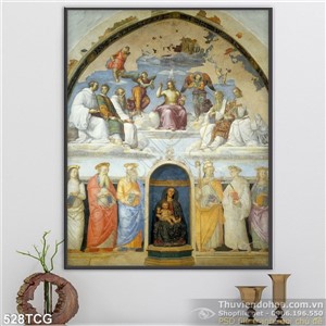 Tranh công giáo, thiên chúa trang trí tường