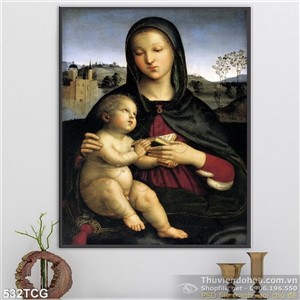 Tranh công giáo, Mẹ Maria và Chúa Giê su