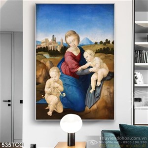 Tranh công giáo, Mẹ Maria và Chúa Giê-su