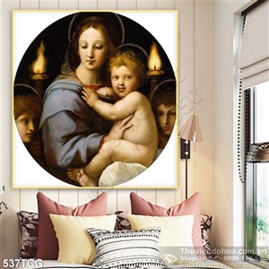 Tranh công giáo, Chúa Giê su và Đức Mẹ