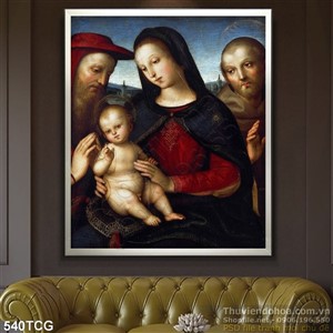 Tranh công giáo, Mẹ Maria và Chúa Giê su