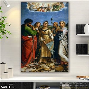 Tranh công giáo, các Thánh