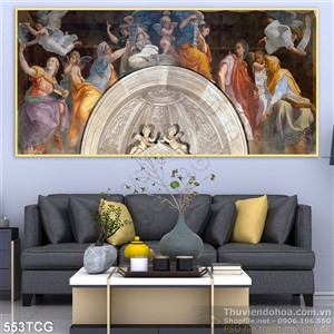 Tranh công giáo, thiên chúa treo tường