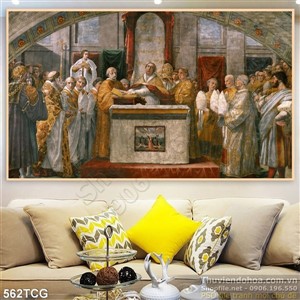 Tranh công giáo, thiên Chúa trang trí treo tường