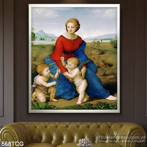 Tranh công giáo, Mẹ Maria và Chúa