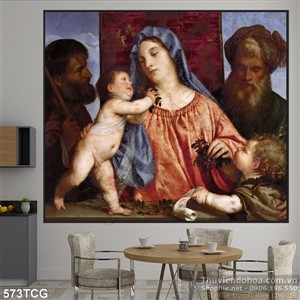 Tranh công giáo, Mẹ Maria và Chúa Giê su
