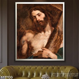 Tranh công giáo Chúa vác thập giá