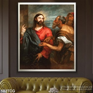 Tranh công giáo, Chúa rao giảng tin mừng