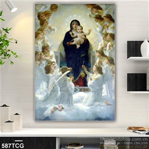 Tranh công giáo, Mẹ Maria và Chúa