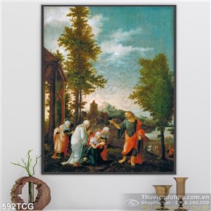 Tranh công giáo, Chúa làm pháp lạ