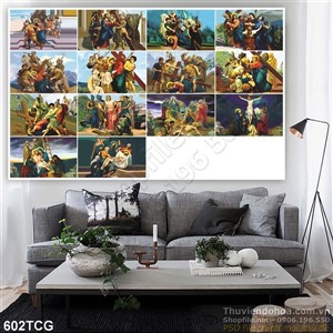 Tranh Chúa Giê su 14 chặng đàng thánh giá chúa