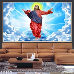 Tranh Chúa jesus dang tay ban bình an