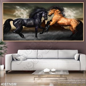Tranh song mã đối đầu